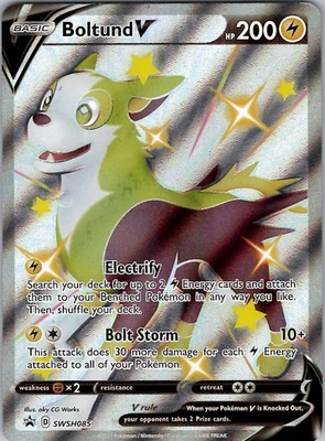 Boltund V - SWSH: Sword & Shield Promo Cards SWSH085 Holo NM - Image 1 of 2