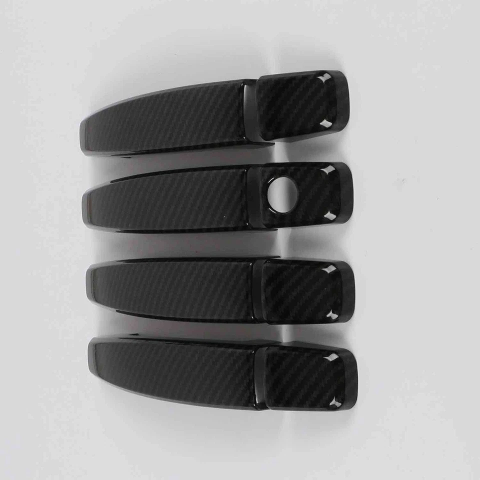 Side Door Handle Lid Cover Trim For 2015-2022 Chevrolet Chevy Trax Carbon Fiber - Изображение 1 из 1