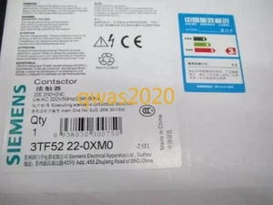 1pc New Siemens AC Contactor 3TF5222-0XM0 AC220V - Picture 1 of 3