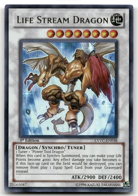 Life Stream Dragon EXVC-EN038 | Ultra Rare 1st Edition | NM | Yugioh - Image 1 of 3