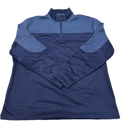 Grand Slam Performance Sweatshirt Large Blue 1/4 Zip Up Athletic Fit Pullover - Image 1 of 4