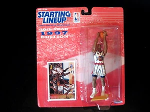 CHARLES BARKLEY / ROCKETS 1997 STARTING LINEUP FIGURE & TOPPS CARD *NIB* - Imagen 1 de 1