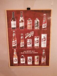 Schlitz "The Beer That Made Milwaukke Famous" (2008) 24" X 18" Poster~#103