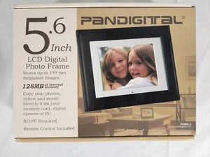 NIB Pandigital 5.6” Digital Photo Frame 128MB with Manual & Remote - Picture 1 of 6