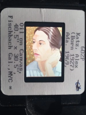 Alex Katz. Ada 1969. Diapositiva Pop Art 35 mm Foto 1 de 3