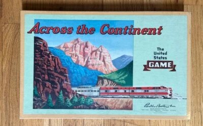 1935 Parker Brothers The United States Game Across the Continent Vtg Complete - Image 1 of 4