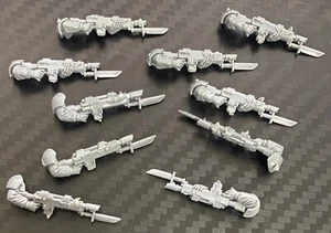 warhammer 40k - x10 Right handed Imperial guard lasguns (bayonets) unused. (1) - Picture 1 of 1