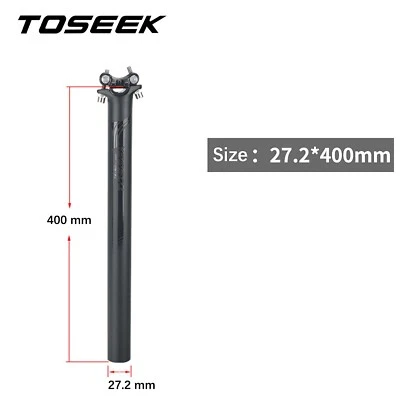 Tija de sillín de bicicleta de fibra de carbono MTB bicicleta de carretera UD tubo mate de tija de sillín Foto 1 de 4