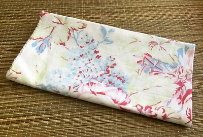 CATH KIDSTON Cotton Duck FABRIC Square Piece, Portobello Road Floral Rose Lilac? - Image 1 of 4