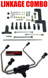ENDERLE DUAL FUEL LINE 4150 LINE KIT HOLLEY BLOWER CARBS 40363M LINKAGE COMBO - Picture 1 of 1