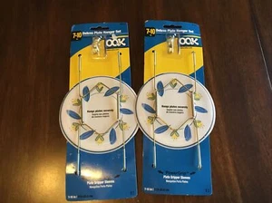 OOK 50471 Deluxe Gold Finish Plate Hanger with Steel Pro Supports Up to 30 lbs - Picture 1 of 6