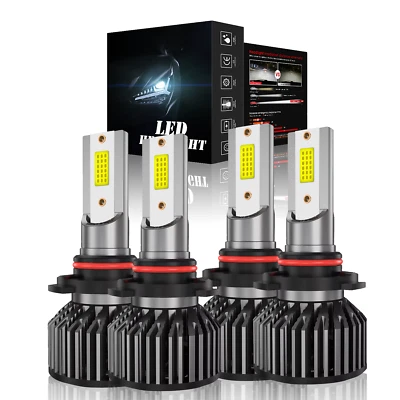 For Dodge Daytona 1992-1993 4x LED Headlight Hi/Lo Combo Lights Bulbs 20000LM - Image 1 of 4