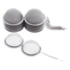 10 pieces stainless steel mesh tea ball tea strainer filters with chain