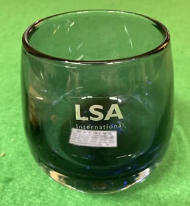 Nuevo Candelabro de Vidrio Púrpura LSA Genuino para Velas Votivas/Té Luz - Imagen 1 de 6