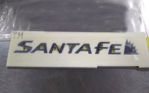 rear Santa Fe logo emblem fit 2021 2022 2023 Hyundai Santa Fe - Picture 1 of 1
