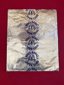 1968, McDonald's,  BIG MAC "Un-Used", Foil Wrapper (Scarce / Vintage) - Picture 1 of 1