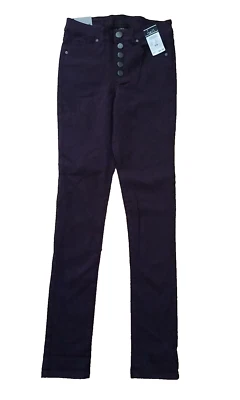 Новый Rue 21 узкие эластичные джинсы высокая талия свободы Flex кнопка мухи сливы размер 3/4 - Изображение 1 из 4