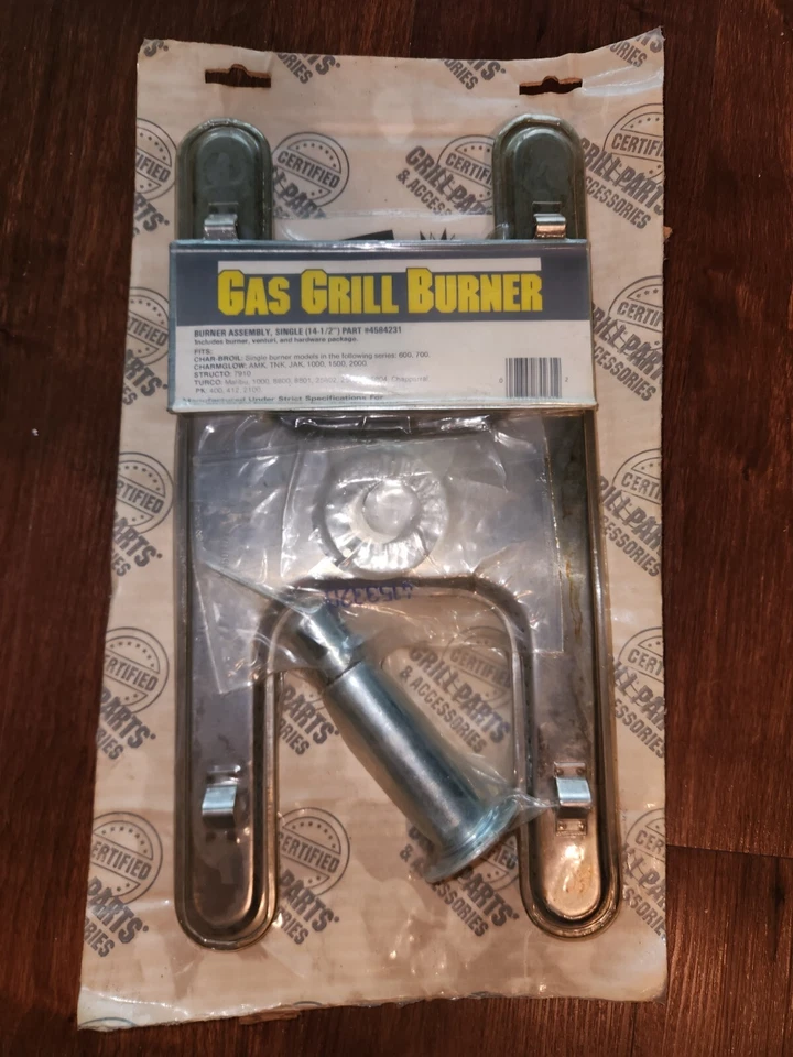 CHAR-BROIL charbroil gas grill single H burner replacement kit 14.5" x 8" # 4584231