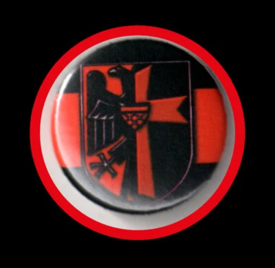 MARKENLOS SUDETENLAND "BUTTON" AUSSIG/FRIEDLAND/EGER/KARLSBAD/MARIENBAD/TRAUTENAU