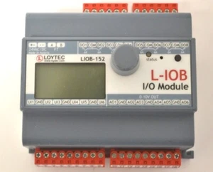 Loytec LIOB-152 L-IOB 6UI 6AO 8DO (8 x Relay 6 A) I/O Module (040925) - Picture 1 of 4