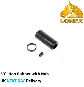 Bucking de goma genuino LONEX Airsoft 50° Hop con tuerca y anillo - Imagen 1 de 3