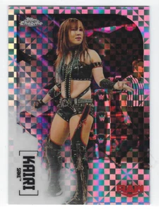 KAIRI SANE 2020 WWE TOPPS CHROME X-FRACTOR REFRACTOR - Picture 1 of 1