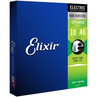 Saiten E-Gitarre Elixir Optiweb Light 010-046 Gitarrensaiten E- Gitarre NEU