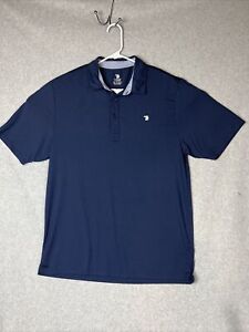 Men’s Golf  Polo Shirt Dri Fit Performance Sizes Large Navy Blue Collared Logo