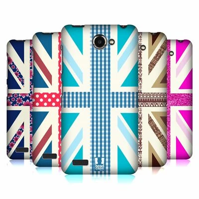 FUNDA TRASERA Y PAPEL TAPIZ HEAD CASE DESIGNS COLECCIÓN UNION JACK PARA TELÉFONOS LENOVO Foto 1 de 4
