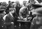 Golfer Henry Cotton Signs Autographs Fans Open Golf Championship 29Th 1934 PHOTO