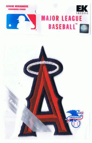 ANAHEIM ANGELS MLB BASEBALL OFFICIAL 3.75" STICKER TEAM PATCH MINT IN PACKAGE - Image 1 of 1