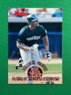 1996 Bowman #POY 2 Derrick Gibson Minor League Player of the Year Candidates - Image 1 of 2