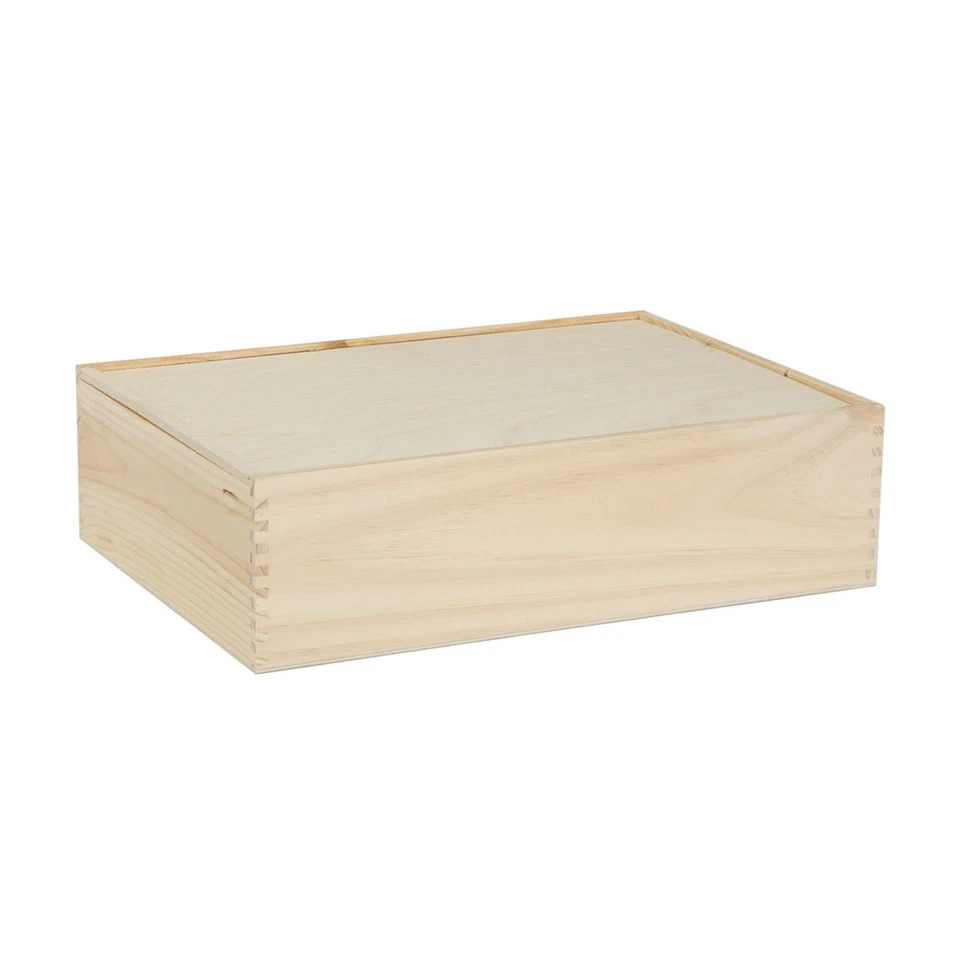 Weinkiste Holzbox mit Schiebedeckel 260 x 95 x 365 mm - Bild 1 von 1