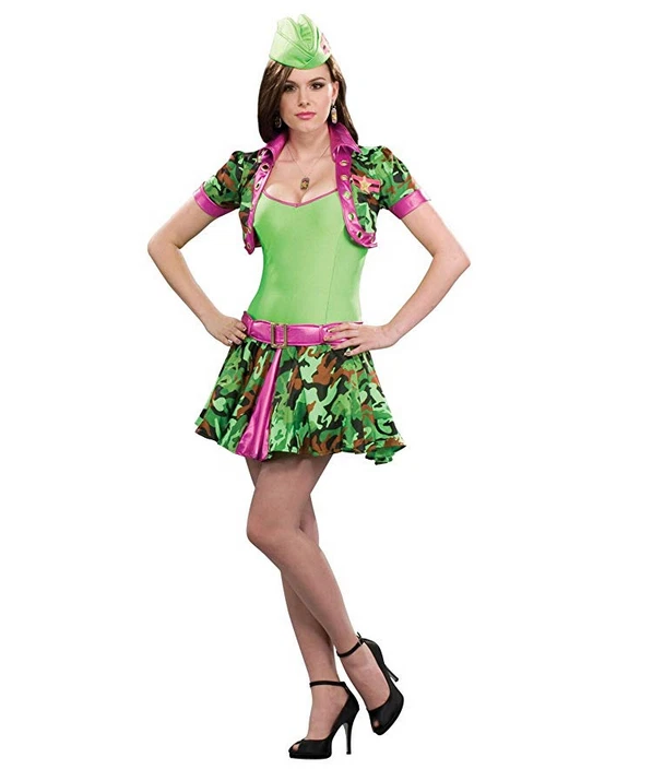 MILITARY MISS SEXY ARMY GAL ADULT HALLOWEEN COSTUME SIZE EXTRA SMALL/SMALL - Image 1 of 1