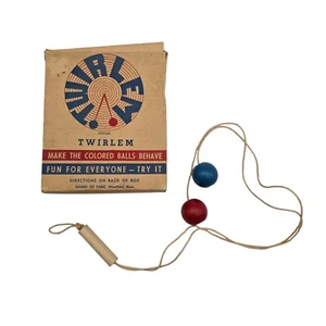 Vintage Twirlem By Games Of Fame Make The Colored Balls Behave With Box - Picture 1 of 8