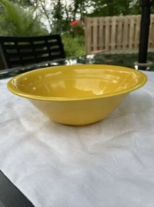 homer laughlin Harlequin yellow bowl vegetable 8 1/2" diameter - Picture 1 of 7