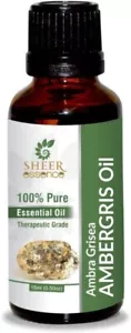 Ambergris Oil 100% Pure Natural Perfumery Fragrance Undiluted Uncut Therapeutic - Picture 1 of 5