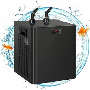Enfriador de agua hidropónico comercial 300L 79gal acuario 1/3 HP ahorro de energía - Imagen 1 de 9