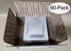 NEW 60pcs 7 1/8" x 6" Clear Plastic Hanging Display Clamshell Retail Packaging