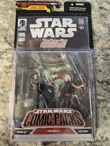 Star Wars Comic Packs A'sharad & Dark Woman Figure 2 Pack #8 With Comic #31 - Picture 1 of 2