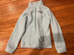 Columbia girls fleece jacket zip up green mint size Medium - Bild 1 von 4