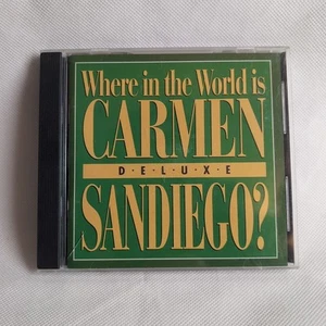 Where in the World is Carmen Sandiego | Deluxe | 1992 PC CD ROM | Inc Manual - Picture 1 of 4