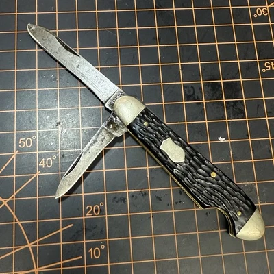 "Cuchillo Jack Imperial EE. UU., asas Derlin negras planas Snappy 2,25"" de colección" Foto 1 de 4