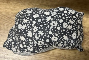 Solly Baby Wrap Carrier 100% Tencel: Moonflower - Charcoal With White Floral - Picture 1 of 6