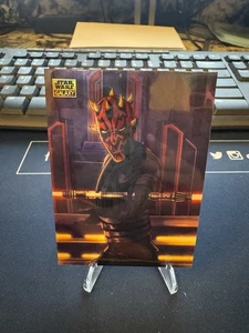2024 Topps Chrome Star Wars Galaxy Darth Maul Art of the Sith #AS-7 - Picture 1 of 2