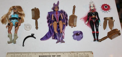 3 1984 Golden Girl Galoob Figures Wild One Dragon Queen Moth Lady 1980s She-Ra - Image 1 of 4