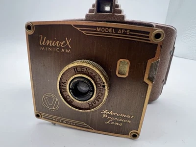 Mini cámara metálica vintage Univex MiniCam modelo AF-5 Achromar años 30/40. Foto 1 de 4
