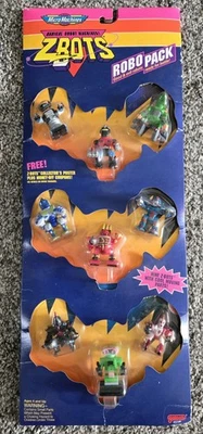 Vintage MicroMachines Robo Pack Z-bots 9 Pieces Deadstock - Image 1 of 4