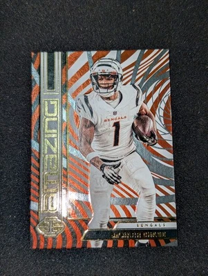 2023 Panini Illusions Ja'Marr Chase Amazing Insert #7 - Cincinnati Bengals  - Image 1 of 2