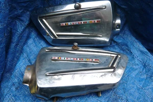 Yamaha XS1 XS2 TX650 1969-1973 Seitendeckel  Satz Set Verkleidung Deckel  XS650 - Bild 1 von 20